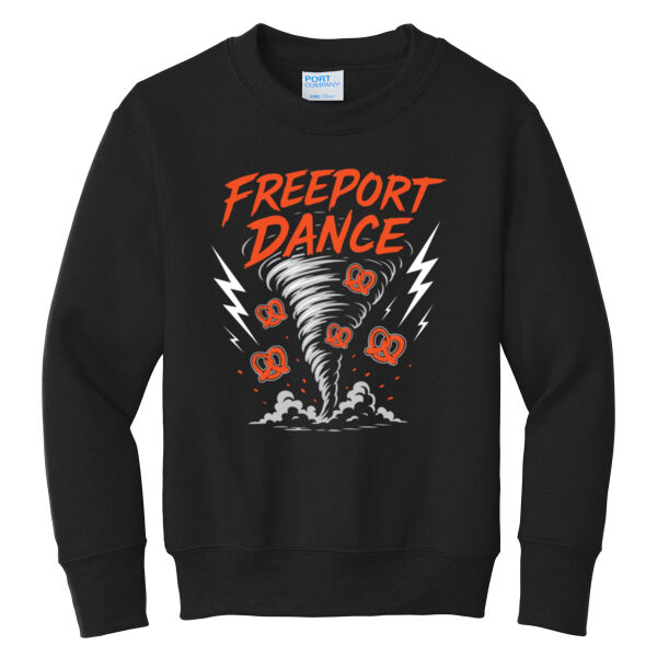 Freeport Dance  - Youth Core Fleece Crewneck Sweatshirt Thumbnail